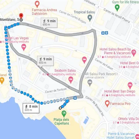 Azul 2 Bedroom In Tarragona Апартаменты Салоу