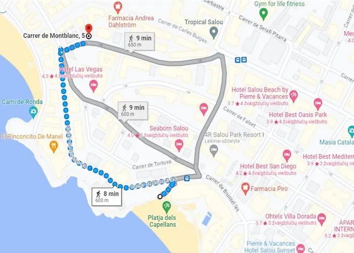 Azul 2 Bedroom In Tarragona アパート サロウ